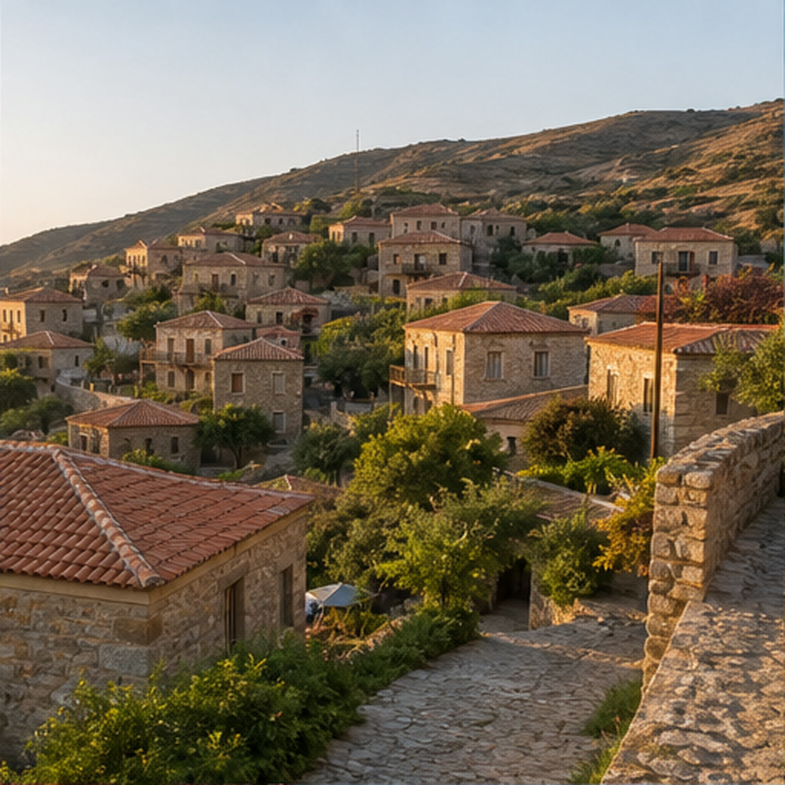 Historic island village