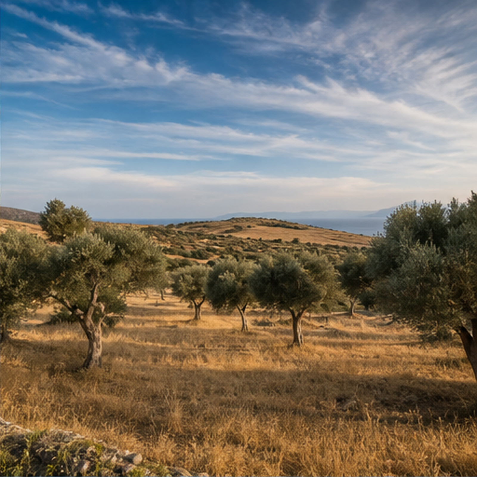Open island landscape